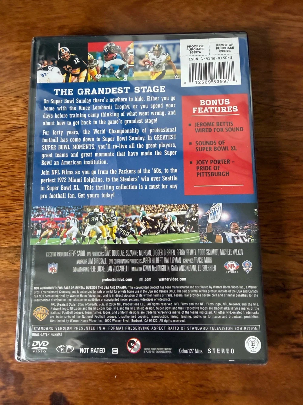 NFL Films T-shirt, Hat, towel, dvd set